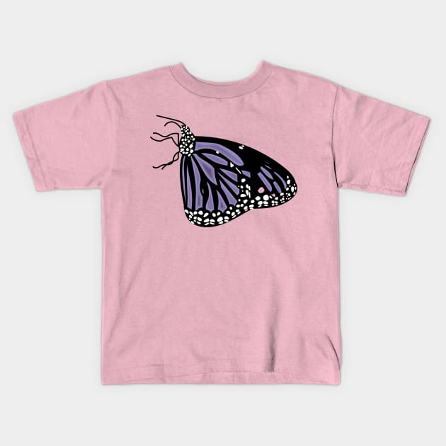 BUTTERFLY Kids T-Shirt by courtneylgraben